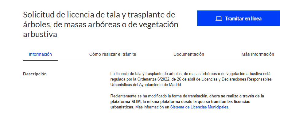 Licencia de tala