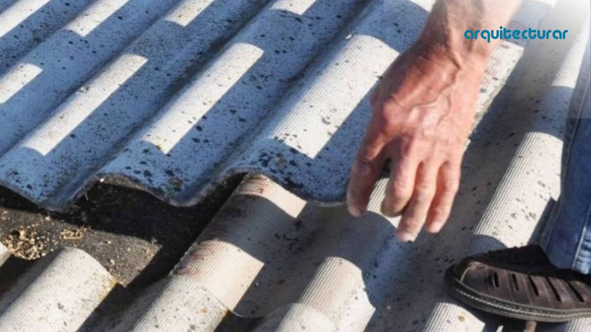 Retirada de cubiertas de fibrocemento